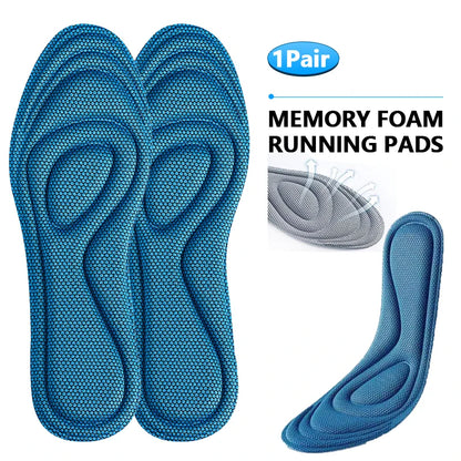 Memory Foam Orthopedic Insoles for Shoes Men Women Nano Antibacterial Deodorization Insole Sweat Absorption Running Cushion