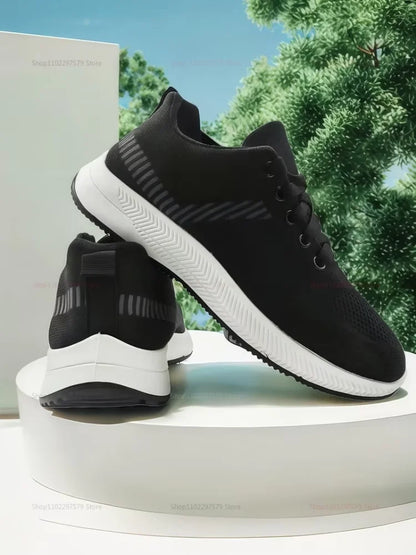 Men's Youth Outdoor Casual Shoes Breathable Running Tennis Shoes Sports Sneakers for Walking Training Active Wear