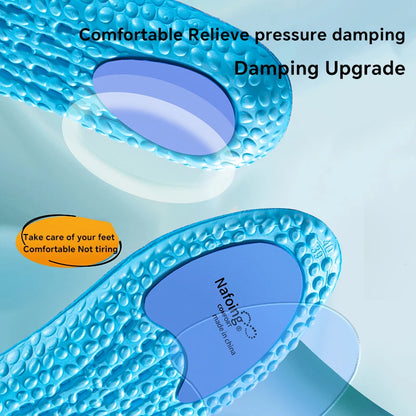 Sport Orthopedic Insoles for Feet Men Women EVA Breathable Shock Absorption Shoes Insole for Running Basketball Sport Care Pads