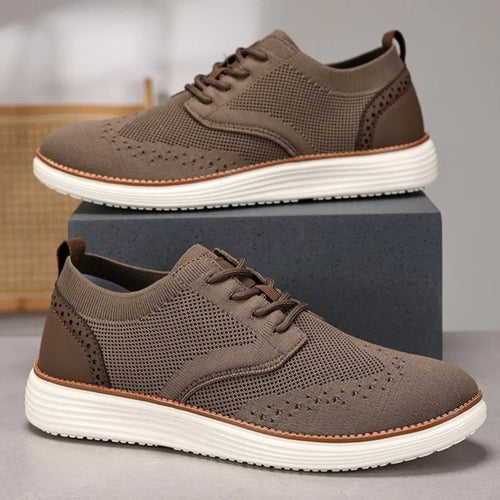 Asgard Men Casual Dress Sneakers Outdoor Comfort Lightweight Leisure Shoes Breathable Mesh Walking Shoes Soft Sole Sports Shoes