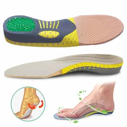 1Pair PVC Orthopedic Insoles Orthotics Flat Foot Health Sole Pad for Shoes Insert Arch Support Pad Plantar Fasciitis Feet Care