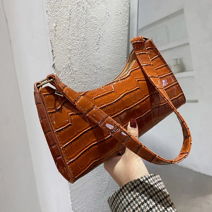 Fashion Exquisite Shopping Bag Retro Casual Women Totes Shoulder Bags Female Leather Solid Color Chain Handbag for Women сумка