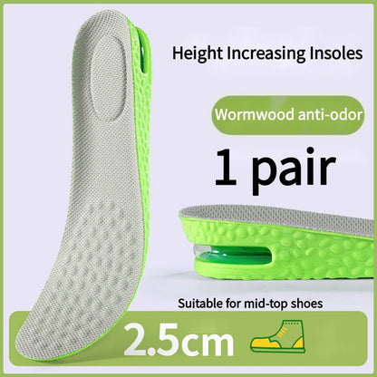 Height Increase Massage Insoles Insole Shock Absorbing