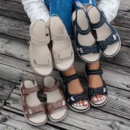 Summer Wedge Sandals for Women  New Fashion Non Slip Beach Shoes Woman Lightweight Casual Platform Plus Size Sandals Women