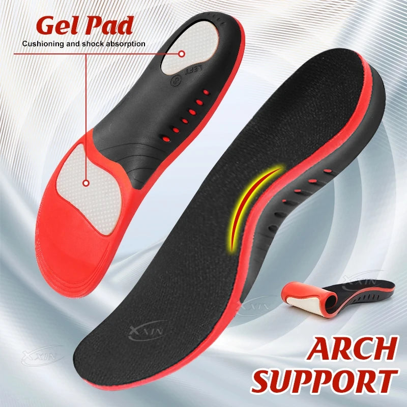 【Xxin】Arch Support Shoe Insoles Flat Foot Correction Pad Cushion Insert Orthopedic Heel Cup Memory Foam Size35-49