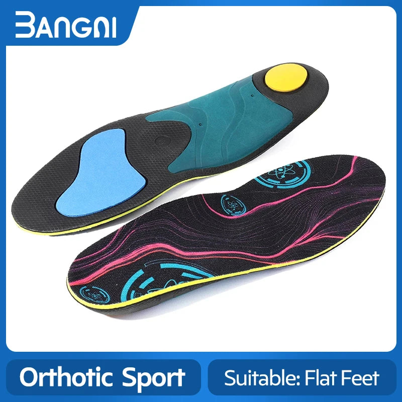 3ANGNI Insoles Orthopedic Arch Support Insole for Flat Feet EVA Shoe Pad Relieve Foot Pain Unisex Orthotic Insole