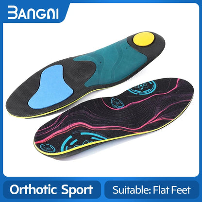 3ANGNI Insoles Orthopedic Arch Support Insole for Flat Feet EVA Shoe Pad Relieve Foot Pain Unisex Orthotic Insole