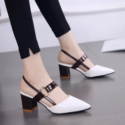 Women Light Weight Yellow Open Toe Comfort Spring Summer High Heel Shoes Lady Elegant Black Sandals for Home & Beach E1105