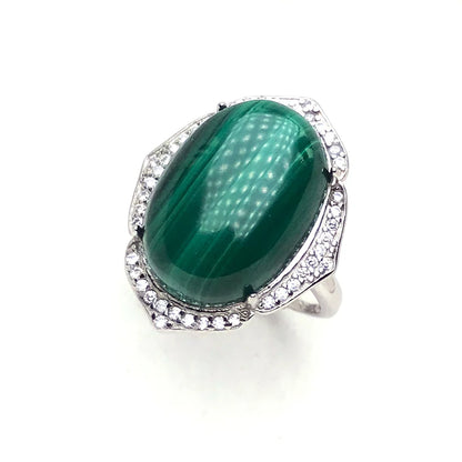 CSJ Big Stone Natural Aquamarine Rings Sterling 925 Silver Turquoise Gemstone 13*18mm Jewelry Women Wedding Engagment Party Gift