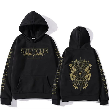 2025 SleepToken Metal Band Hoodies Unisex Men's Women Fans Sweatshirt Fashion Groove Metal Aesthetic Streetwear Retro Loose-fit