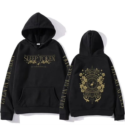 2025 SleepToken Metal Band Hoodies Unisex Men's Women Fans Sweatshirt Fashion Groove Metal Aesthetic Streetwear Retro Loose-fit