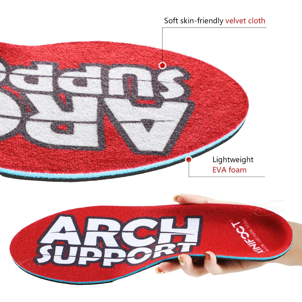 【Xxin】Arch Support Insole Orthopedic Insole Women Men Flat Foot Shoe Pad size35-46
