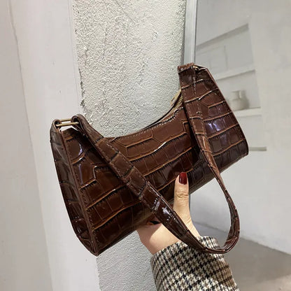 Fashion Exquisite Shopping Bag Retro Casual Women Totes Shoulder Bags Female Leather Solid Color Chain Handbag for Women сумка