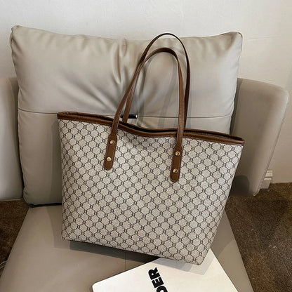 High End High-capacity Bag For Women, New Trendy Tote Bag, Versatile Commuting Texture Portable Shoulder Bag