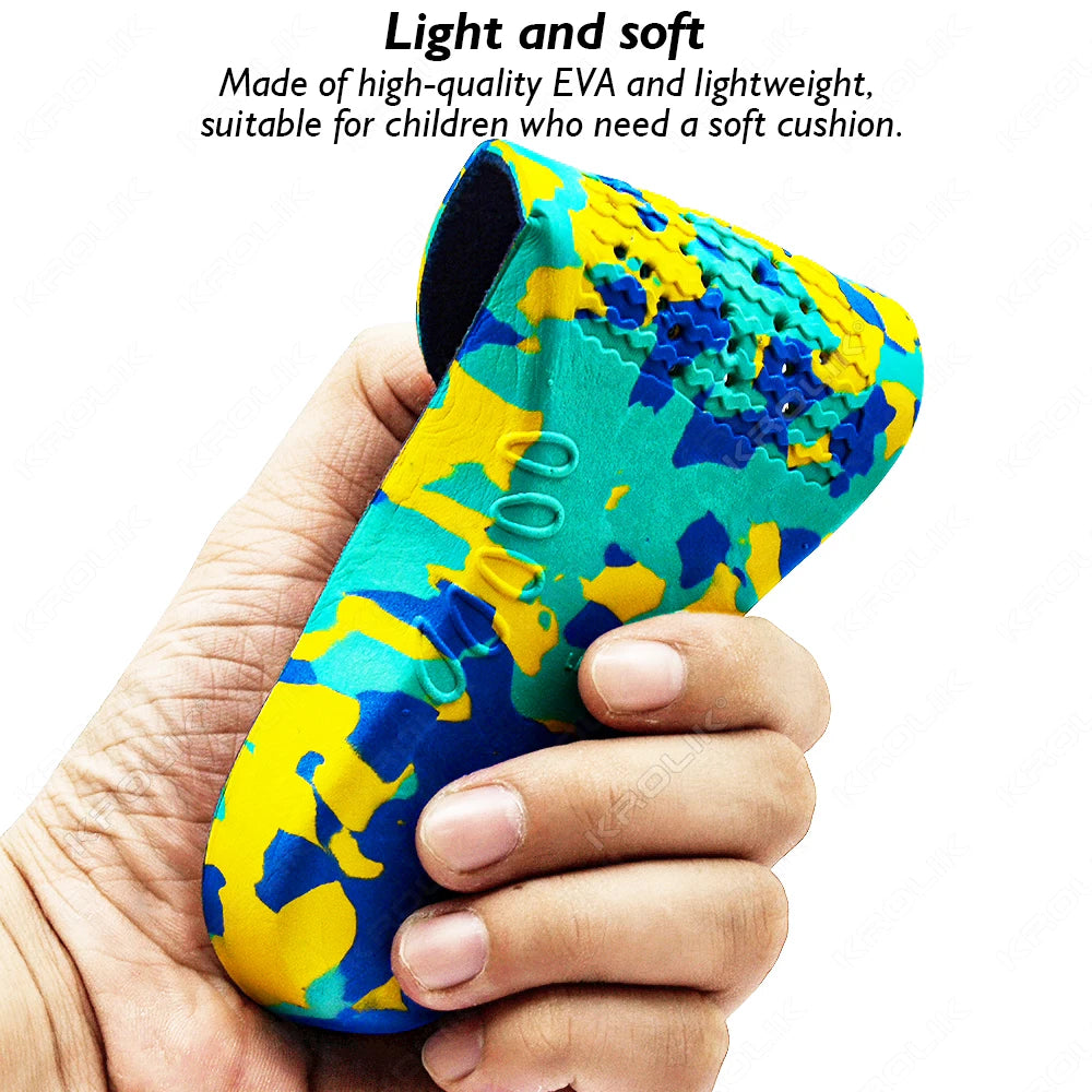 Kids Orthopedic Insoles For Plantar Fasciitis Insoles Shoes Comfortable for Feet Arch Support Shoe Pad Flat Foot Care Shoe Soles