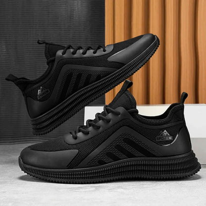 Men's Thin Flat Stain Resistant Lightweight Soft Sole Casual Comfortable Shoes Fashionable Streamlined Non-Slip Sneakers