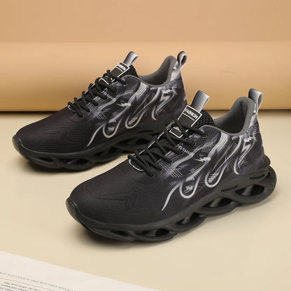 Lightweight Mesh Breathable Comfortable Flat Soft Tennis Shoes Summer Lace-up Sneakers