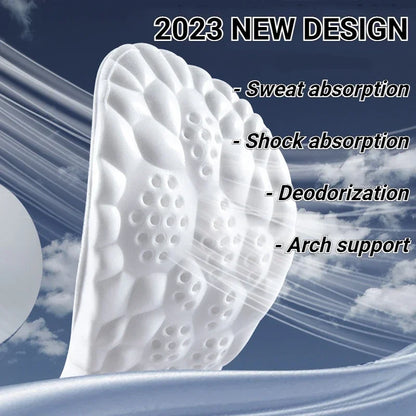 4D Massage Super Soft  Insole Running Orthopedic Inserts