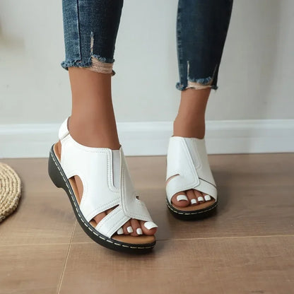 Summer Women Wedge Shoes Orthopedic Sandals Comfort Ladies Shoes Sandalias De Mujer Plus Size Lightweight Beach Sandals