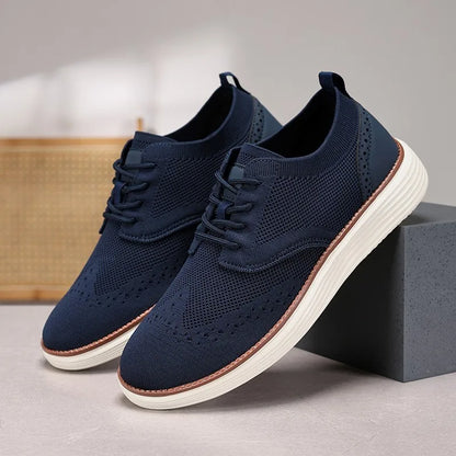 Asgard Men Casual Dress Sneakers Outdoor Comfort Lightweight Leisure Shoes Breathable Mesh Walking Shoes Soft Sole Sports Shoes