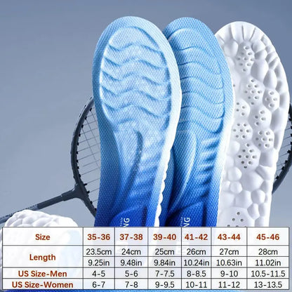 One Pair Pu Insole Super Soft,Long Standing Arch Support,Thickened Shock Absorption Insole
