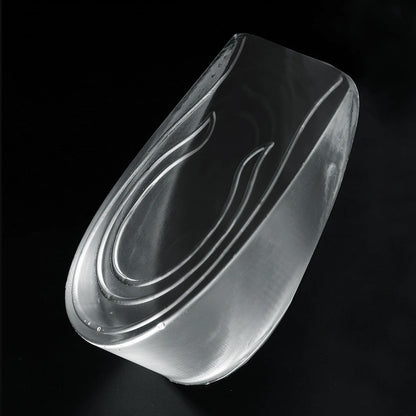 1 Pair Silicone invisible insole， Upgrade and Widen Height Increase Insoles, Gel Shoe Heels Inserts for Leg Length