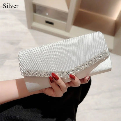Fashion Chain Shoulder Bags Wedding Party Purse Ladies Luxury Evening Bags Sequins Clutches Women Glitter Banquet Handbags