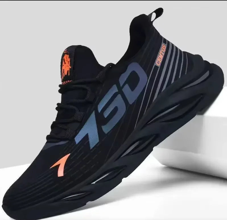 Men's casual light mesh sports shoes summer breathable cool running shoes fashion soft sole comfortable non slip male's sneakers