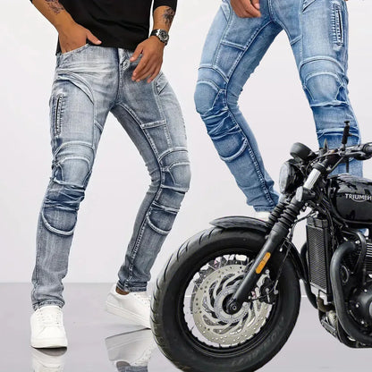 2025 New Motorcycle Jeans Pantalones Motocicleta Hombre Featherbed Jeans Standard Version Car Ride Trousers Pant Summer Riding