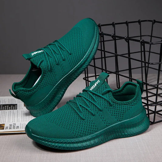 Fashion Men Sneakers Mesh Casual Shoes Lace-up Lightweight Comfortable Vulcanize Shoe Tennis Zapatillas Hombre Large Size 36-50