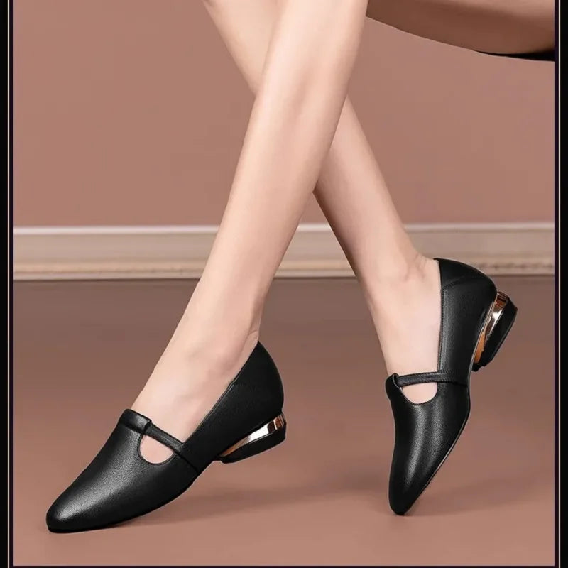 Cresfimix zapato negro tacon women cute sweet high quality green slip on heel pumps for party ladies casual comfort shoes a6123