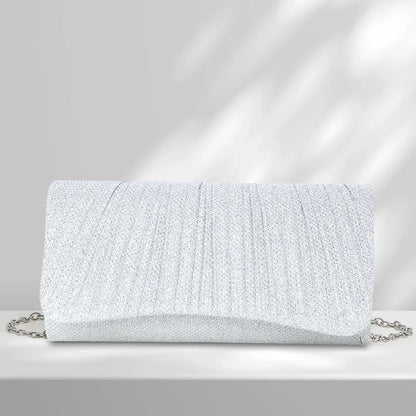 Shiny Wedding Clutch Handbag Glitter Shiny Shoulder Bag Wedding Purses Sling Dating Bag Women Girls All-matching Evening Bag