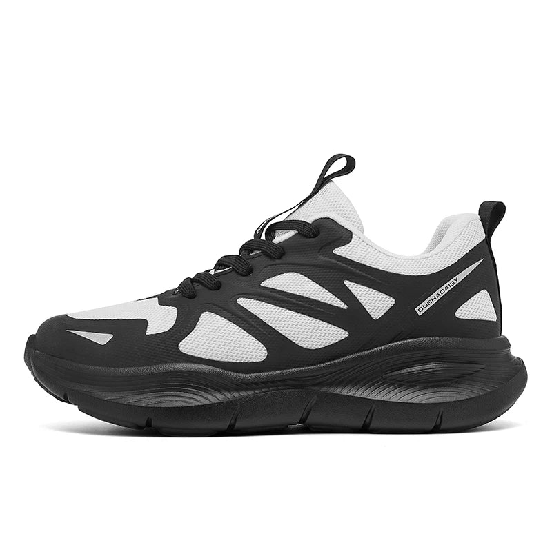 Unisex Summer Running Shoes Lightweight Men Women Fashion Sneakers Original Trainer Breathable EVA Elastic Lace Up Sports Shoes
