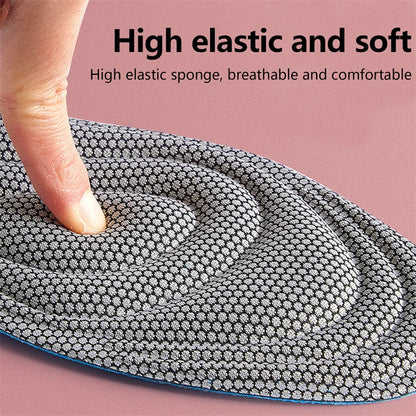Memory Foam Orthopedic Insoles for Shoes Men Women Nano Antibacterial Deodorization Insole Sweat Absorption Running Cushion