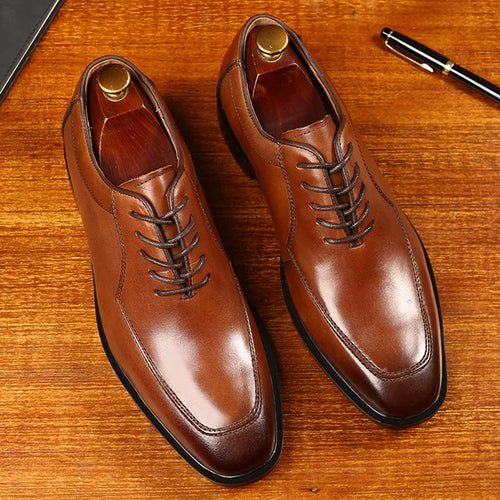 Men Casual Shoes Retro Zipper Men Formal Shoes Office Business High Quality Men Party Wedding Casual Shoes