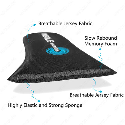 Sport Running Soft Insoles For Feet Memory Foam Orthopedic Pad Shock Absorption Deodorization Insert Plantar Fasciitis Sole 31cm