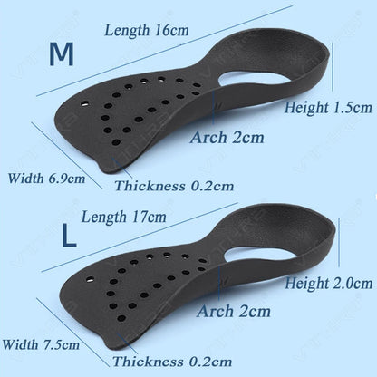 Arch Support Plantar Fasciitis Shoes Orthotics Pad UnisexXO-Legs Flatfoot Orthotics Large Size Insole For Flat Foot O-shaped Leg
