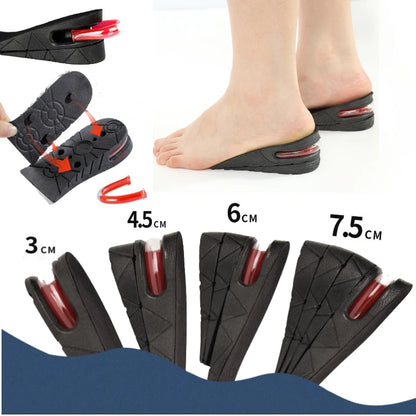Elevator Insoles for Men and Women Height Increase Shoe Inserts Comfortable Air Cushion Heel Lift Pads for Foot Support