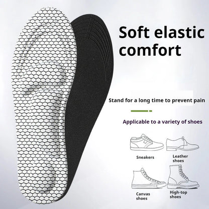 Insoles for Shoes Unisex 4D Memory foam Shock Absorption Shoe Sole Outdoor Running Sports Insole Graphene deodorizing Shoes Pads