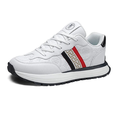 Genuine Leather Casual Shoes Men Designer Luxury Women Tennis Chunky Sneakers Muffin Sport Shoes Man Male Board Footwear
