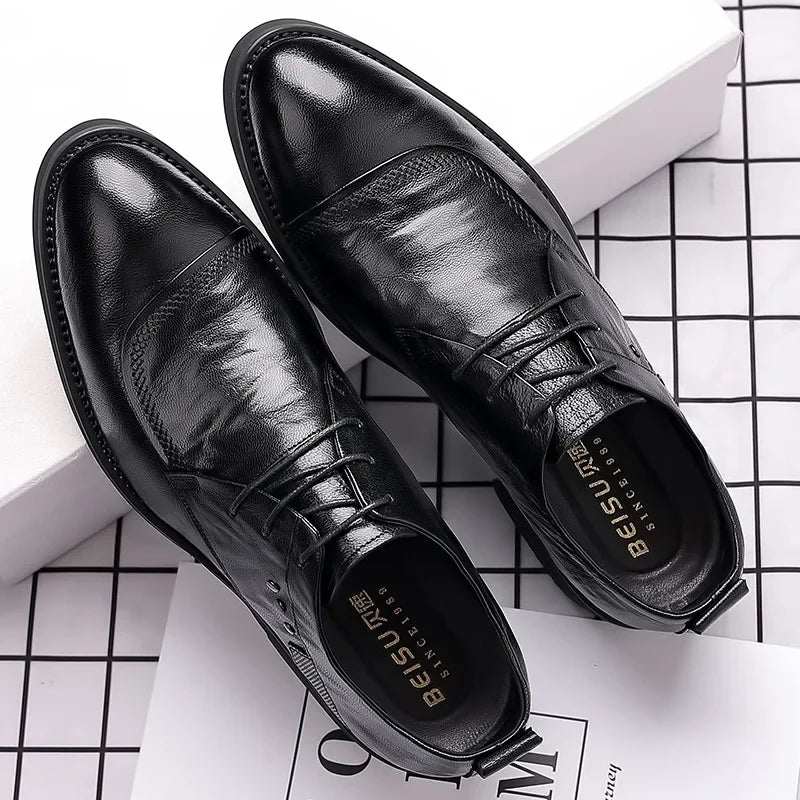 Dress Shoes for Men Shoes Men's Genuine Leather Business Formal Oxfords Footwear Man High Quality Leather Loafers Zapatos Hombre