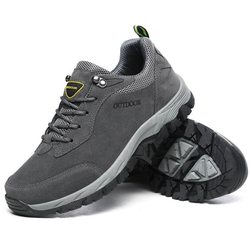 Autumn And Winter Hiking Shoes Men's Non-Slip Thick Sole Men's Travel Sports And Casual Shoes Outdoor Men's Shoes Large Size