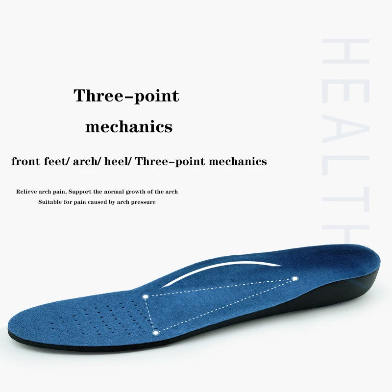1 Pair Orthotic Insoles For Flat Feet Arch Support Orthopedic Insoles For Feet Correction Shoe Pad Men Women High Quality