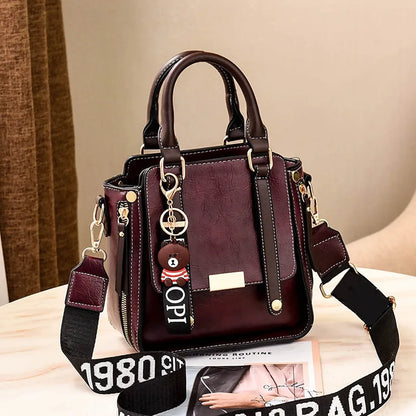 Women's Handbag Simple Casual Fashionable Retro Single Shoulder Crossbody Bag Versatile Large Capacity Shoulder Bag