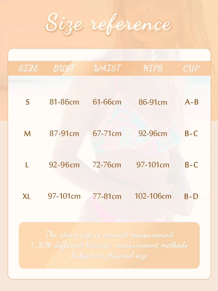 Printed Swimwear  Swimsuits Bandage Bikini Sets Summer Bikinis High Cut Biquinis New Beachwear Low Waist Swimsuit