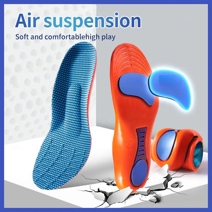 Orthopedic Insoles for Shoes Men Women Brand Arch Support Air Insole for Feet Shock-absorbing Baskets Sport Running Shoe Sole