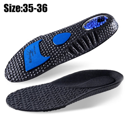 Sport Insoles for Shoes Sole Shock Absorption Deodorant Breathable Cushion Running Insoles for Feet Man Women Massage Care Pads