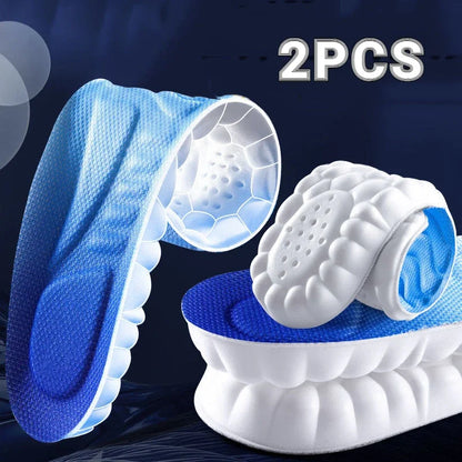 4D Massage Super Soft  Insole Running Orthopedic Inserts