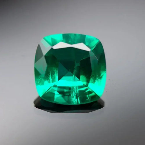Emerald Square Cushion Shape  Green ColorLab Grown Gemstone for Diy Jewelry Rings Pendants Making Material