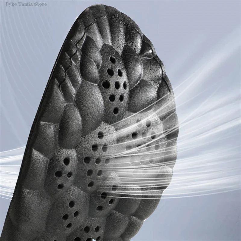 Graphene Anti-odor Sports Insole 4D Cloud High Elastic Shock Absorption Massage Shoes Pad Arch Support Soft Running Feet Cushion